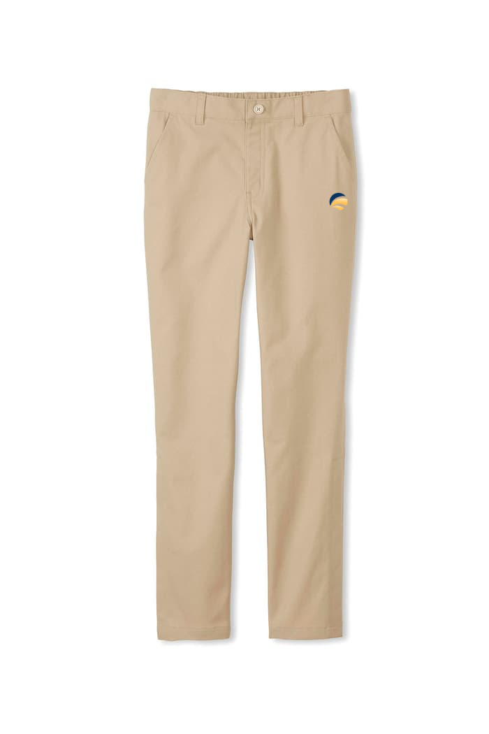 GIRLS STRAIGHT LEG PANTS (KHAKI)
