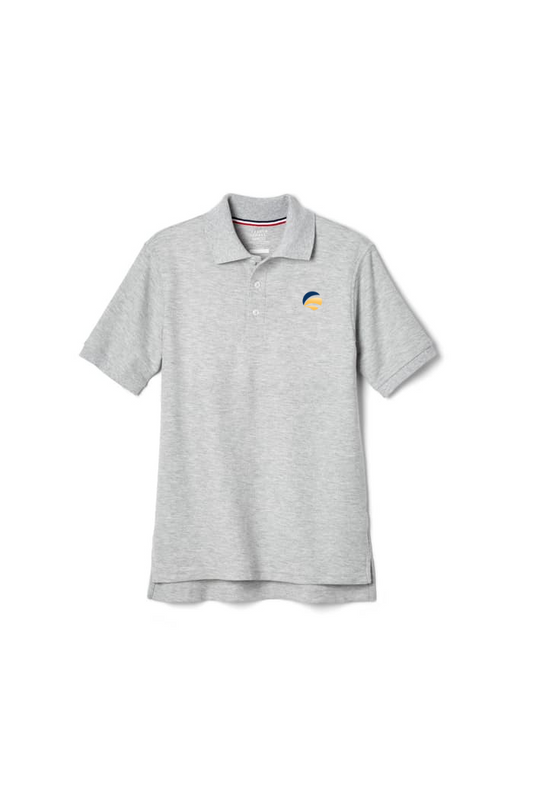 UNISEX POLO SHIRT SHORT SLEEVES (GREY)